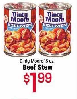 Maceys Dinty moore beef stew offer