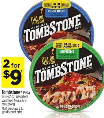 Dollar General Tombstone® pizza offer