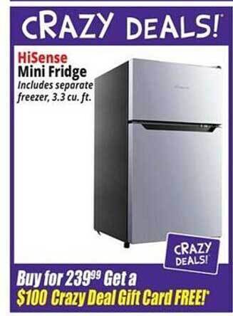Ocean State Job Lot Hisense mini fridge offer