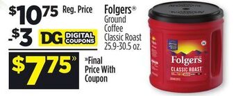 Dollar General Folgers® offer