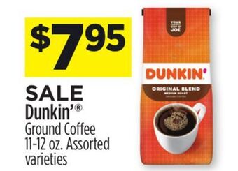 Dollar General Dunkin'® ground coffee offer