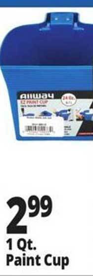 Ocean State Job Lot Paint cup offer