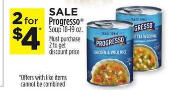 Dollar General Progresso® soup offer