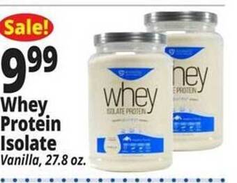 Ocean State Job Lot Whey protein isolate offer