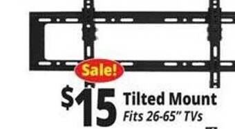 Ocean State Job Lot Tilted mount offer