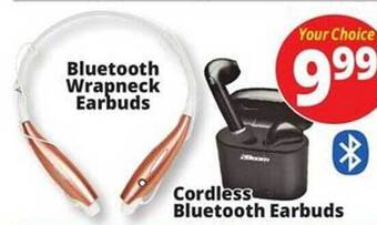 Ocean State Job Lot Cordless bluetooth earbuds offer