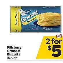 Weis Markets Pillsbury grands! biscuits offer