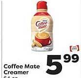 Weis Markets Coffee mate creamer offer