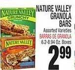 Bravo Supermarkets Nature valley granola bars offer