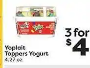 Weis Markets Yoplait toppers yogurt offer