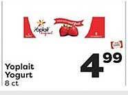 Weis Markets Yoplait yogurt offer