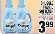 Bravo Supermarkets Snuggle fabric softener offer