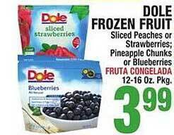 Bravo Supermarkets Dole frozen fruit offer