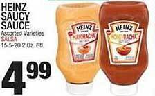 Bravo Supermarkets Heinz saucy sauce offer