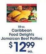 Price Rite Caribbean food delights jamaican beef patties offer