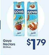 Price Rite Goya nectars offer