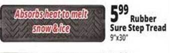 Ocean State Job Lot Rubber sure step tread offer