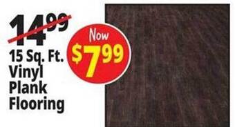 Ocean State Job Lot Vinyl plank flooring offer