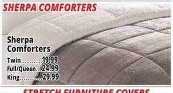 Ocean State Job Lot Sherpa comforters offer