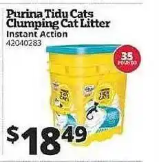 Tractor Supply Company Purina tidy cats clumping cat litter offer