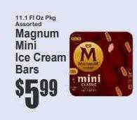 Magnum mini ice cream bars