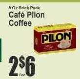 Super Fresh Café pilon coffee offer