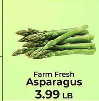 Sunset Foods Farm fresh asparagus offer