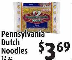 Gristedes Pennsylvania dutch noodles offer