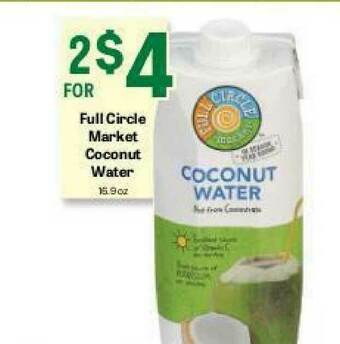 Big Y Full Circle Market Coconut Water offer