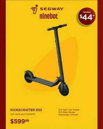 Curacao Segway Ninebot Kickscooter ES2 offer