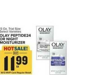 Food Lion Olay Peptide24 Or Night Moisturizer offer