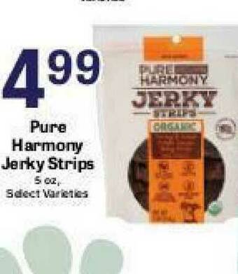 Big Y Pure Harmony Jerky Strips offer