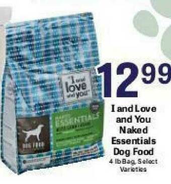 Big Y I And Love And You Naked Essentials Dog Food offer