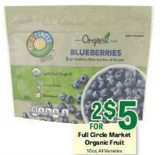 Big Y Full Circle Market Organic Fruit offer