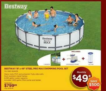 Curacao Bestway 18' X 48 offer