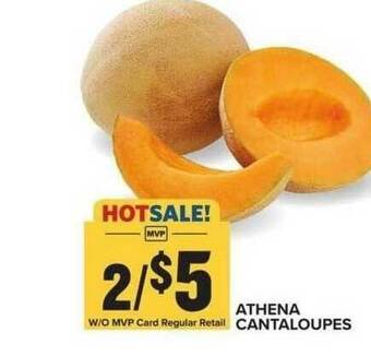 Food Lion Athena Cantaloupes offer