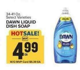 Food Lion Dawn Liquid Dish Soap offer