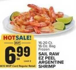 Food Lion Sail Raw Ez Pee; Argentine Shrimp offer