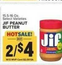 Food Lion Jif Peanut Butter offer