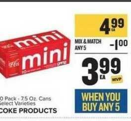 Food Lion Coke Products offer