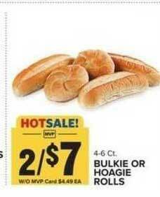 Food Lion Bulkie Or Hoagie Rolls offer