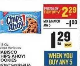 Food Lion Nabisco Chips Ahoy! Cookies offer