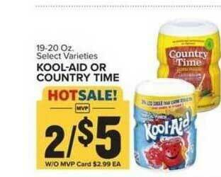 Food Lion Kool-Aid Or Country Time offer