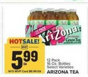 Food Lion Arizona Tea offer