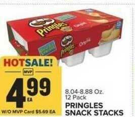 Food Lion Pringles Snack Stacks offer
