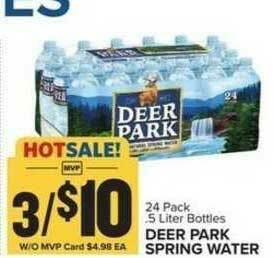 Food Lion Deer Park Spring Water offer