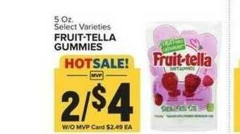 Food Lion Fruit-Tella Gummies offer