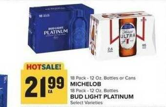 Food Lion Michelob, Bud Light Platinum offer