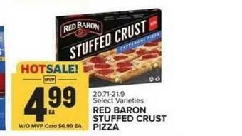 Food Lion Red Baron Stuffed Crust Pizza offer
