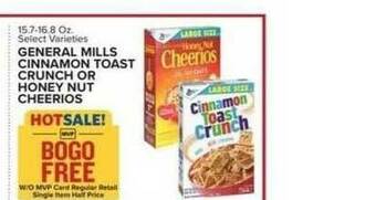 Food Lion General Mills Cinnamon Toast Crunch Or Honey Nut Cherrios offer